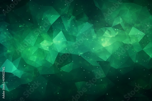 green Pattern, which consist of triangles. photo