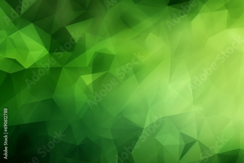 green Pattern, which consist of triangles. photo
