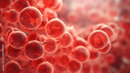 Blood cells photo
