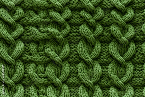 Wool texture closeup. Detailed texture with natural green wool