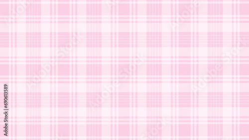 Pink and white plaid texture as a background 