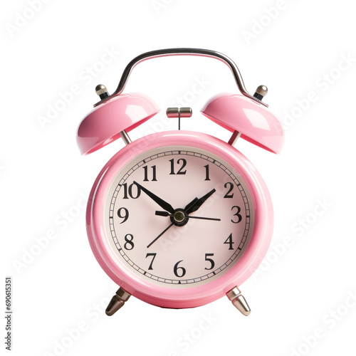 Alarm clock on solated background