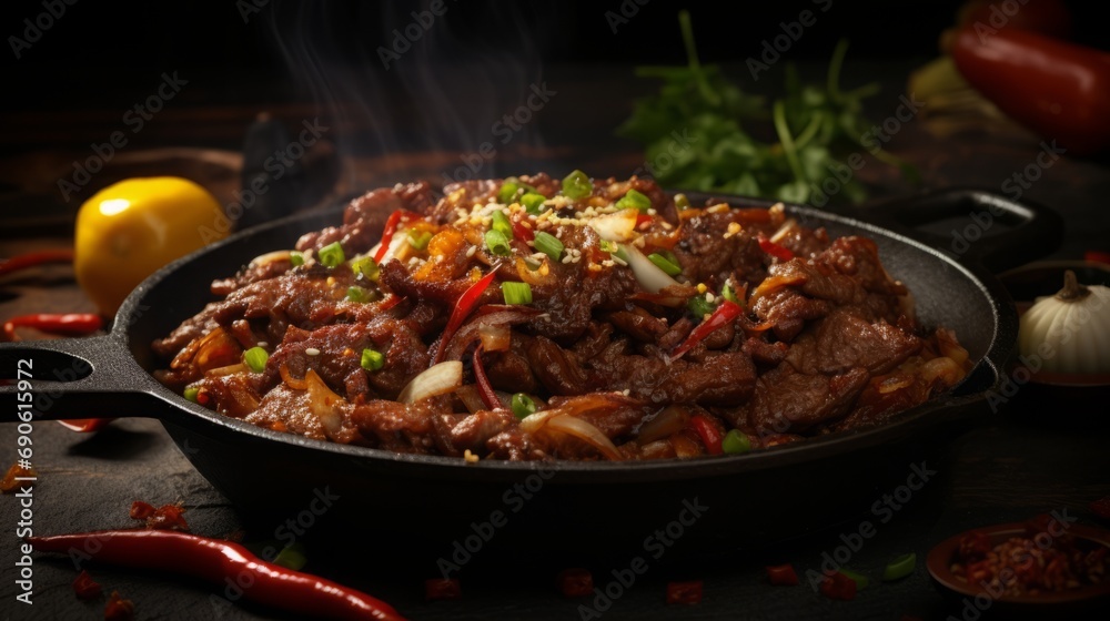 food photogfood photography, yummy Bulgogi, 16:9 food photogfood photography, yummy Bulgogi, 16:9