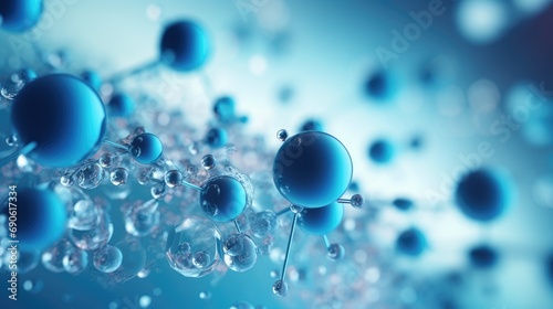 Wallpaper Mural Water molecule Torontodigital.ca