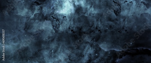 dark blue water smoke Abstract gritty and blank burnished fogy blue grunge background texture, Old and granulated blue paper, inflated blue smoke, blue background dry sky	 photo