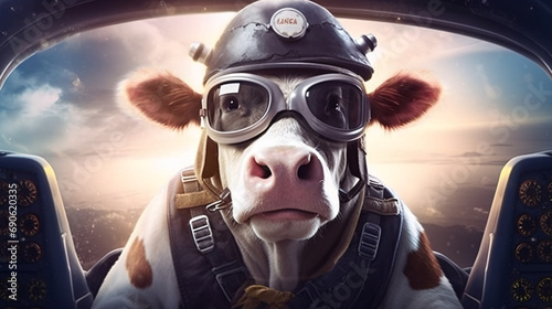 Cow as Pilot photo
