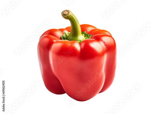 Savory Stuffed Pepper, isolated on a transparent or white background