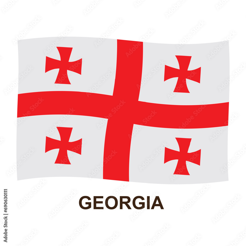 Georgia flag logo