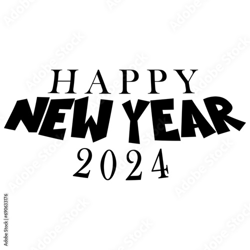 happy new year text ,happy new year typography ,new year celebration ,new year event ,new year vector
