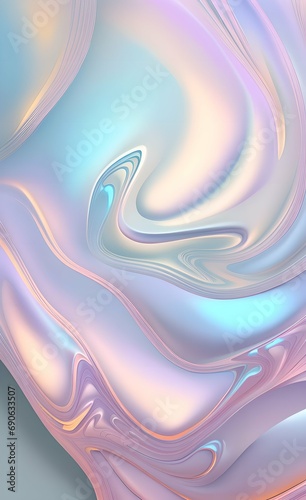 Abstract textured holographic background. AI