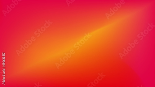 Gradient red background with yellow lines. Modern wallpaper. Editable blur background vector.