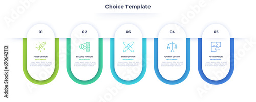 Modern Infographic Options Banner