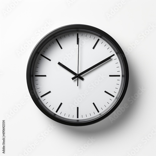 Clock 3D Realistic Style On White , Background Images , Hd Wallpapers