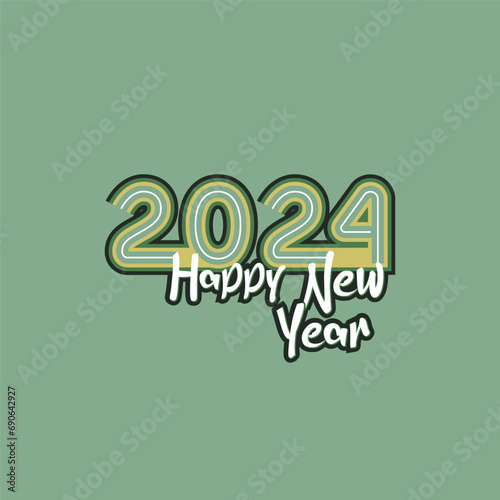 Happy New Year 2024 Card