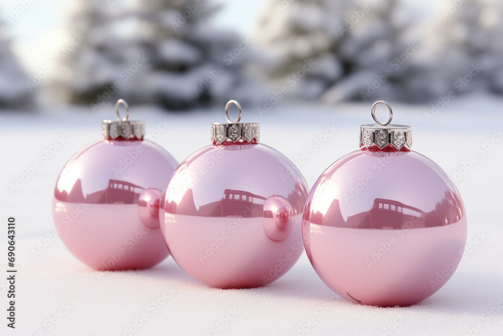 delicate pink merry christmas, girlish happy new year, feminine, glamorous, blank sheet, blank letterhead, blank picture postcard, wallpaper background, 3:2, [3:2]