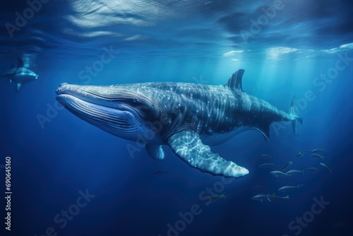 A Blue Whale portrait, wildlife photography © GalleryGlider