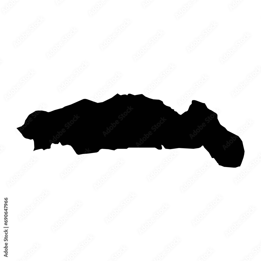 Gorontalo province map, administrative division of Indonesia. Vector illustration. Gorontalo province map, administrative division of Indonesia. Vector illustration.