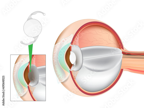 Eye Lens Replacement Surgery. Lens Implant. Cataract Surgery. Intraocular Lenses. IOL