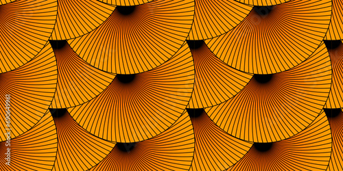 vector abstract pattern the bottom of the mushroom is orange