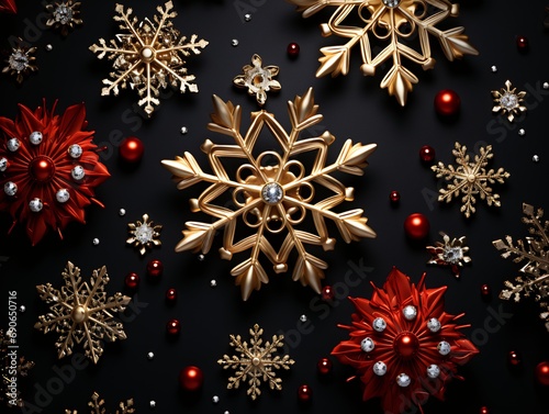 Background filled with snow...