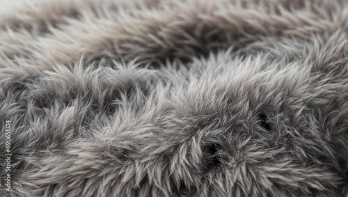 Close-Up of a Furry Animal's Soft and Textured Fur