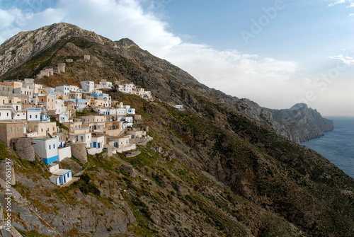 Küstendorf Olympos auf der griechischen Insel Karpathos // Coastal village of Olympos on the Greek island of Karpathos  photo