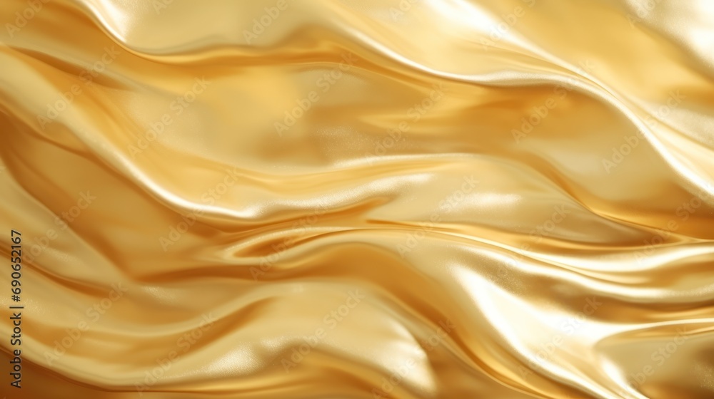 Abstract background of shiny gold wall, luxurious, beautiful and elegant.