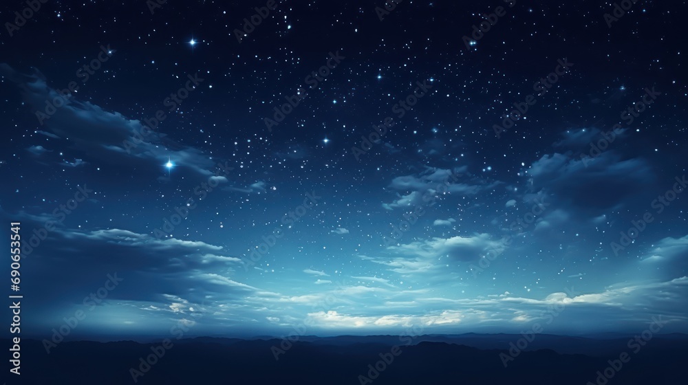 Night sky with starry sky background