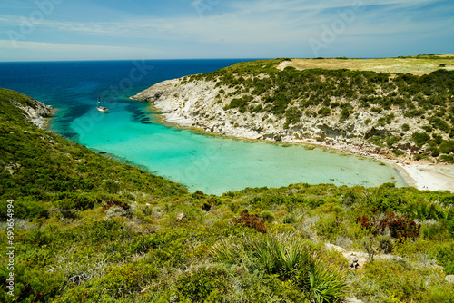 La spiaggia di Cala Lunga. Isola di Sant'Antioco. Sardegna, Italia © anghifoto