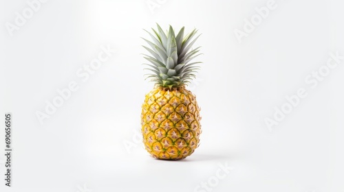 pineapple on white background.