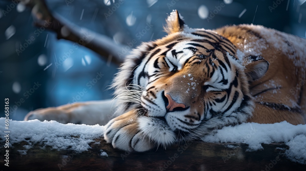 The banner of the website for sleeping tigers