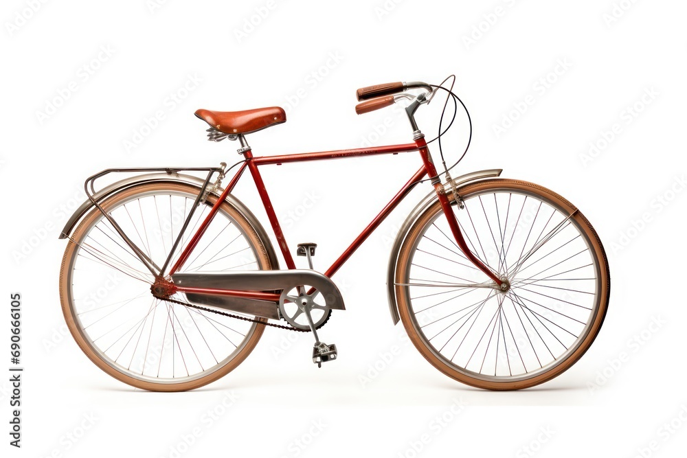 Bicycle isolated on white background 