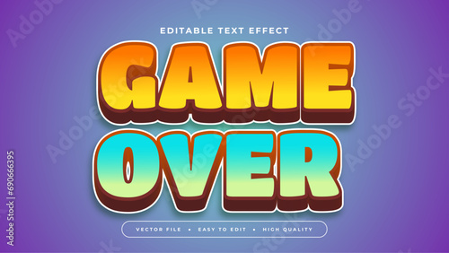 Colorful colourful cheats 3d editable text effect - font style