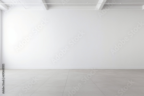 white empty wall, ai generative