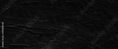 Vector textured black concrete as background, Black wall texture pattern rough background, empty black concrete texture background top view,