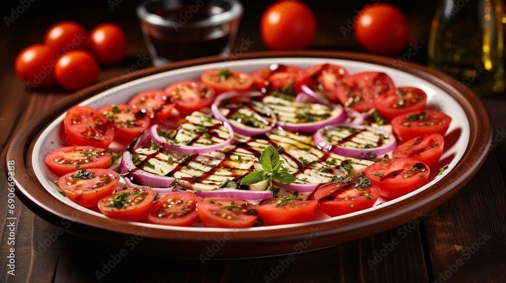 pizza with vegetables HD 8K wallpaper Stock Photographic Image 