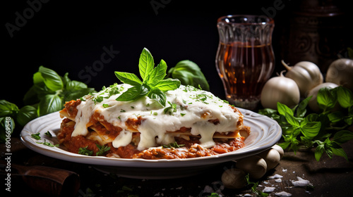 salad with mozzarella and tomatoes HD 8K wallpaper Stock Photographic Image 