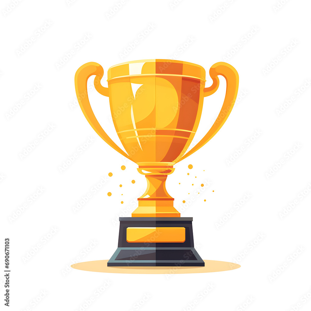 Champion golden trophy for winner background. Champion golden trophy for winner background.