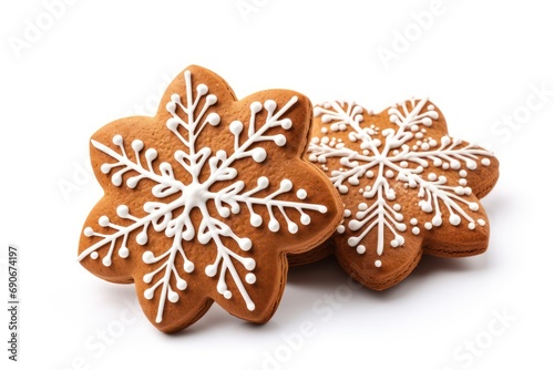 Gingerbread isolated on white background 