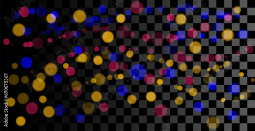 Abstract blurred light element that can be used for cover decoration or background. Sparkle, multicolored, colorful bokeh