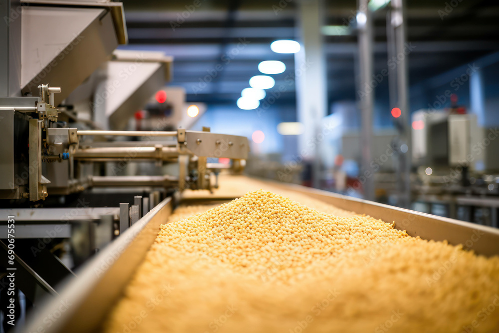 Industrial factory production interior food agricultural background equipment work background grain machine plant Industrial factory production interior food agricultural background equipment work background grain machine plant