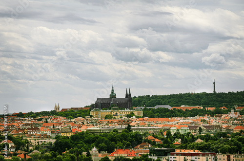 View of the Prague city