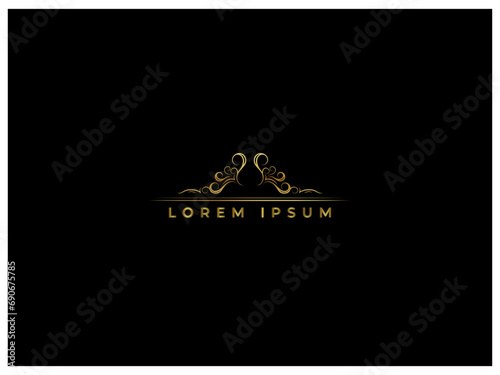Luxury logo design vector ,illustration