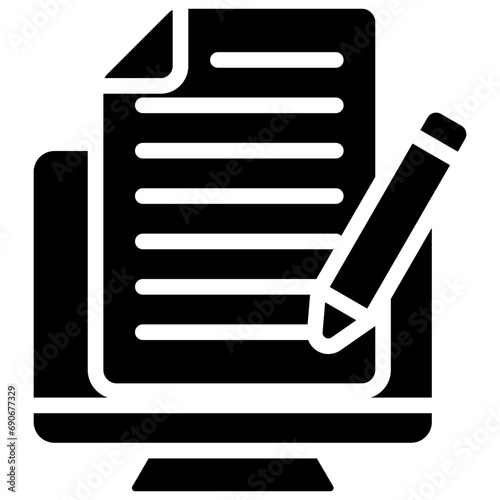 Online Writing Icon