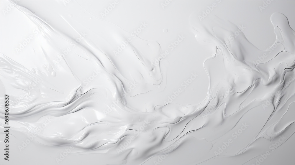 Obraz premium Glossy white texture background. 