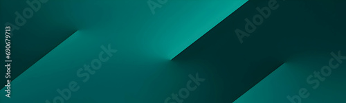 Black dark blue green teal cyan petrol jade abstract background. Geometric shape. 3d effect. Line triangle angle polygon wave. Color gradient. Light glow neon flash metal metallic. Design. Futuristic