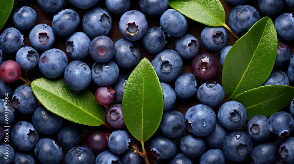 Fresh blueberries filling the entire frame, food background created with Generative Ai Fresh blueberries filling the entire frame, food background created with Generative Ai