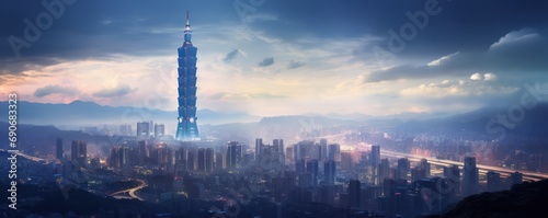 New Taipei City, Taiwan ,super realistic photo