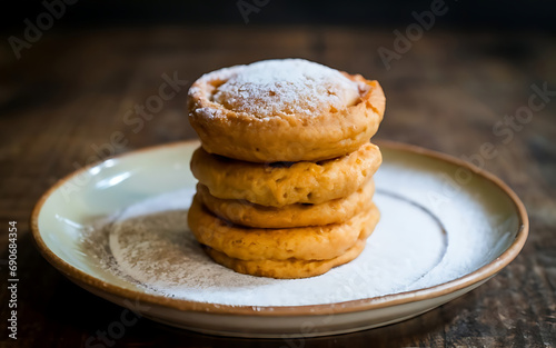 Capture the essence of Johnny Cakes in a mouthwatering food photography shot Generative AI