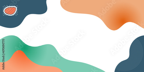 Abstract pop art background with wave pattern, Vector creative pattern texture, Color wave template and presentation design.